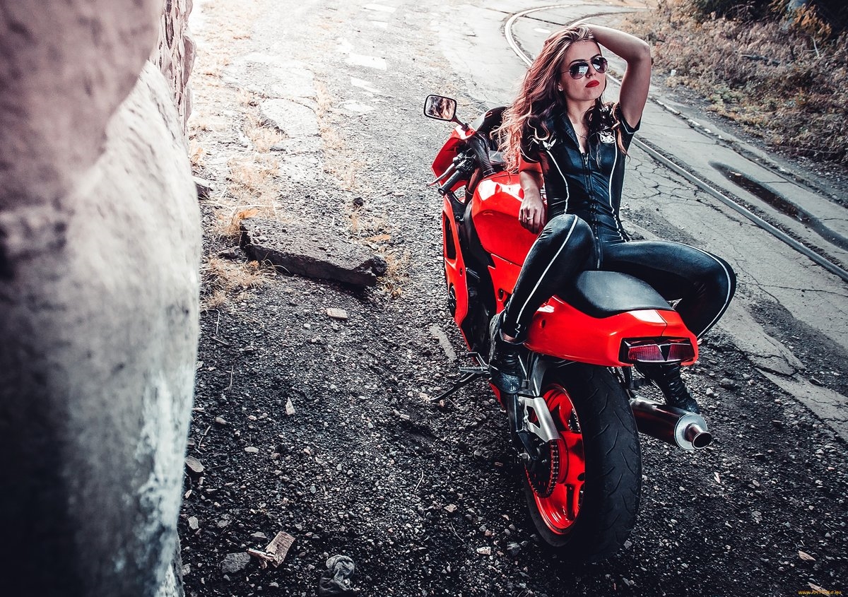 Blondes on a motorcycle in Peshawar