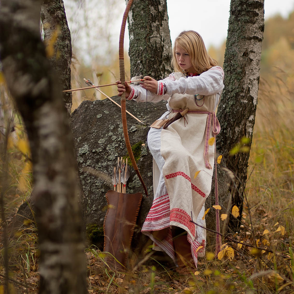 Sexy photo Girls in Slavic costumes in Peshawar